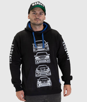 Subaru WRX STI Pullover Hoodie - Hardtuned