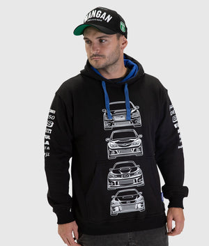 Subaru WRX STI Pullover Hoodie - Hardtuned