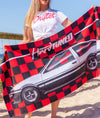 Toyota AE86 Beach Towel - Hardtuned