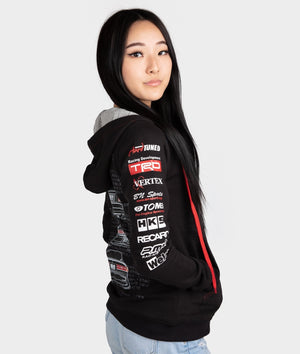 Toyota JZX Womens Hoodie - Hardtuned