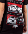 Toyota Supra MKIV Fragment Womens Tee - Hardtuned