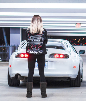 Toyota Supra MKIV Womens Hoodie - Hardtuned