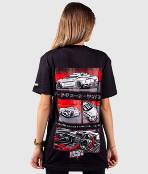 Toyota Supra MKV Fragment Womens Tee - Hardtuned