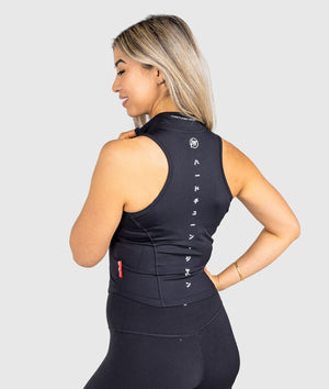 Trackside Sports Vest - Black - Hardtuned