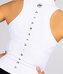 Trackside Sports Vest - White - Hardtuned
