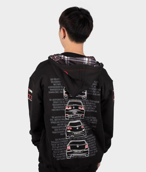 Volkswagen Golf GTI Hoodie - Black - Hardtuned