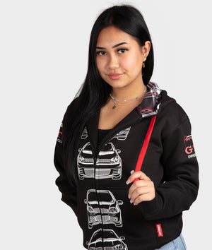 Volkswagen Golf GTI Womens Hoodie - Hardtuned