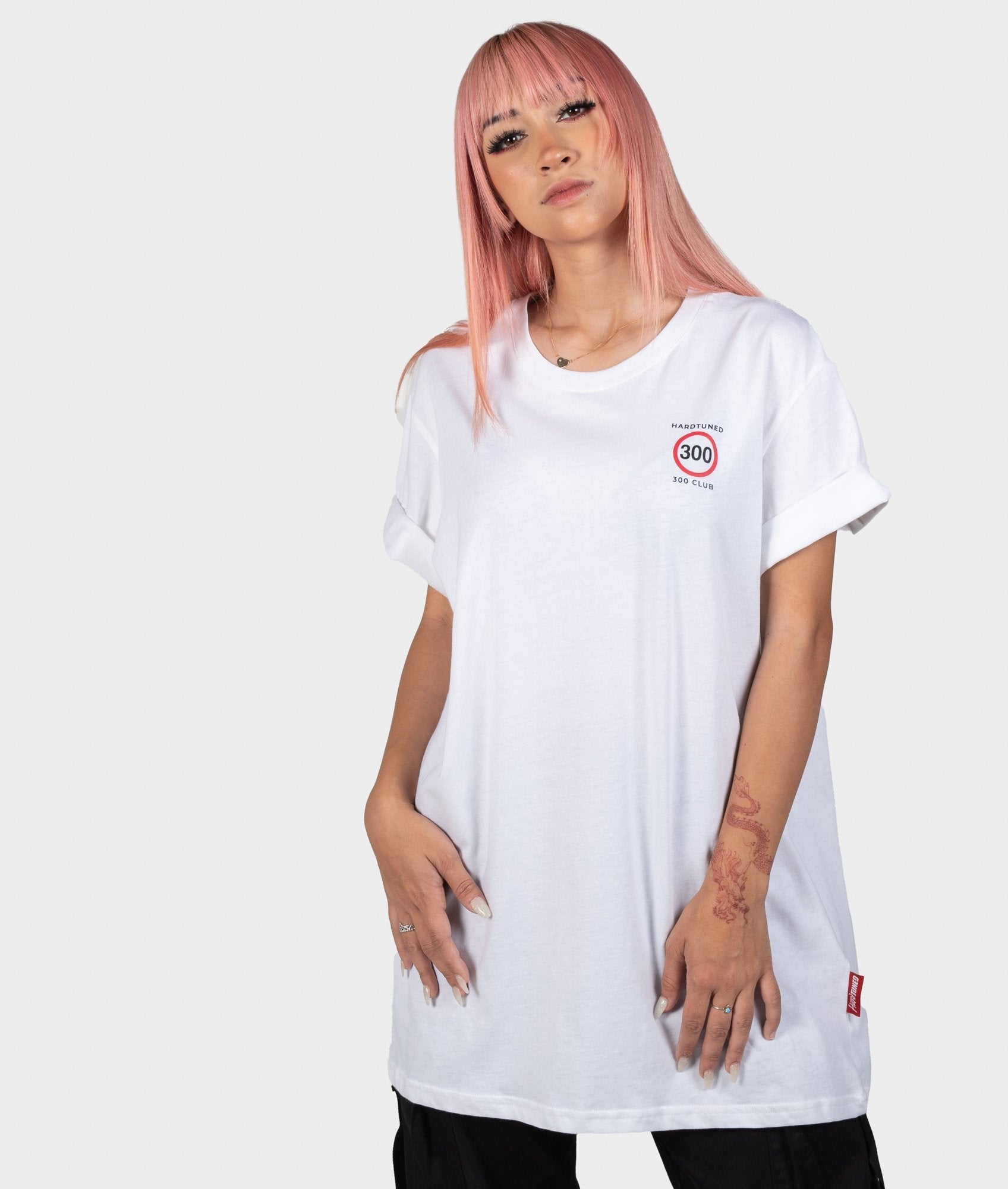 Womens 300 Club Tee - Hardtuned