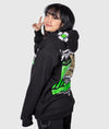 Women&#39;s Black Bunny Hoodie - Hardtuned