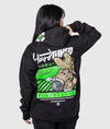 Women&#39;s Black Bunny Hoodie - Hardtuned