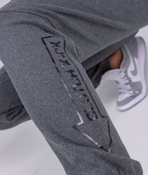 Women's Clutch Kick P1 Fleece Track Pants - Charcoal - Hardtuned