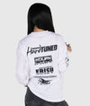 Womens Drift Matsuri Track Tee - White - Hardtuned