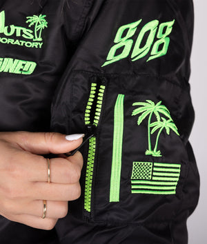 Women's Forrest Wang / Get Nuts Labs Bomber Jacket - Hardtuned