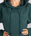 Women&#39;s Hardtuned Embossed P1 Fleece Hoodie - Green - Hardtuned