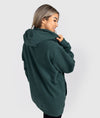 Women&#39;s Hardtuned Embossed P1 Fleece Hoodie - Green - Hardtuned