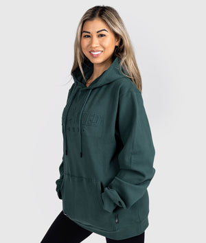 Women's Hardtuned Embossed P1 Fleece Hoodie - Green - Hardtuned