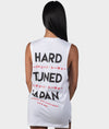 Womens HTxJPN Crossing Tank - White - Hardtuned