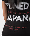 Womens HTxJPN Crossing Tee - Black - Hardtuned