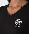 Womens HTxJPN Crossing Tee - Black - Hardtuned