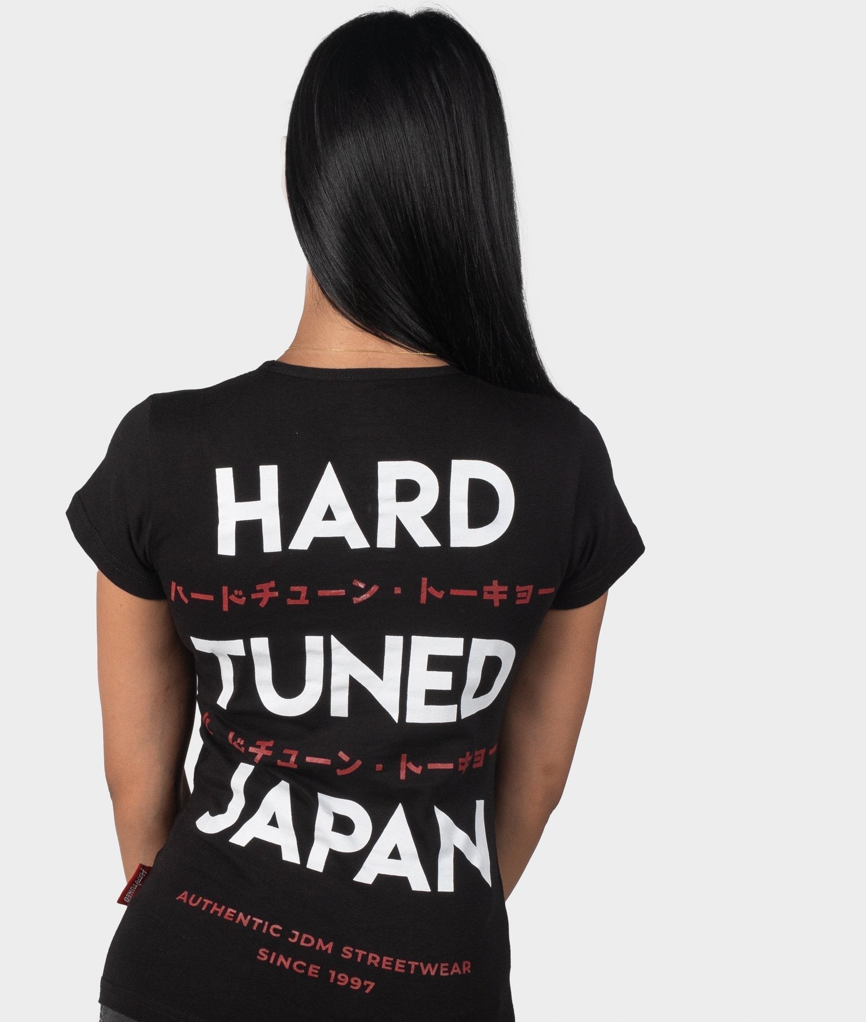 Womens HTxJPN Crossing Tee - Black - Hardtuned