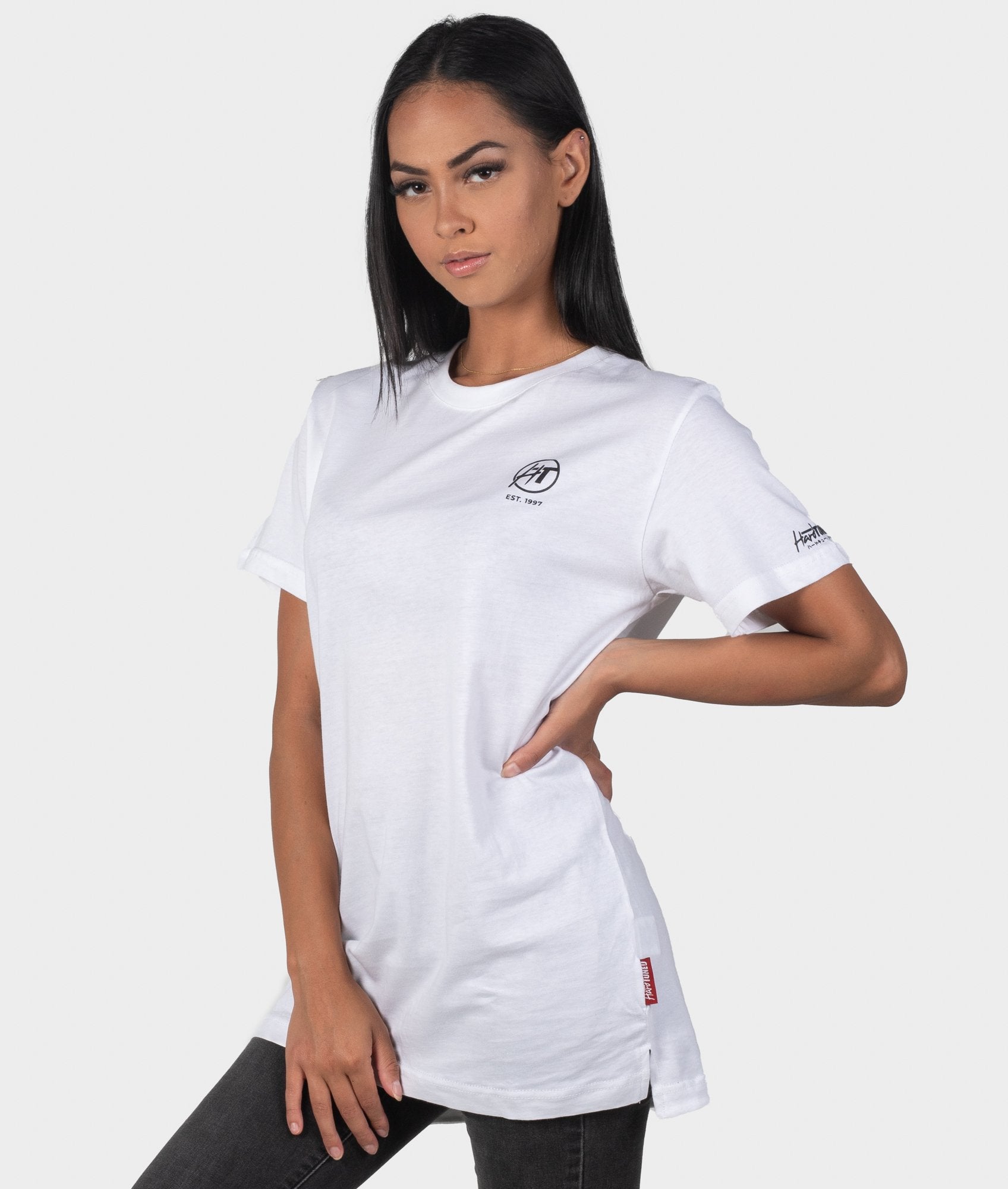 Womens HTxJPN Crossing Tee - White - Hardtuned