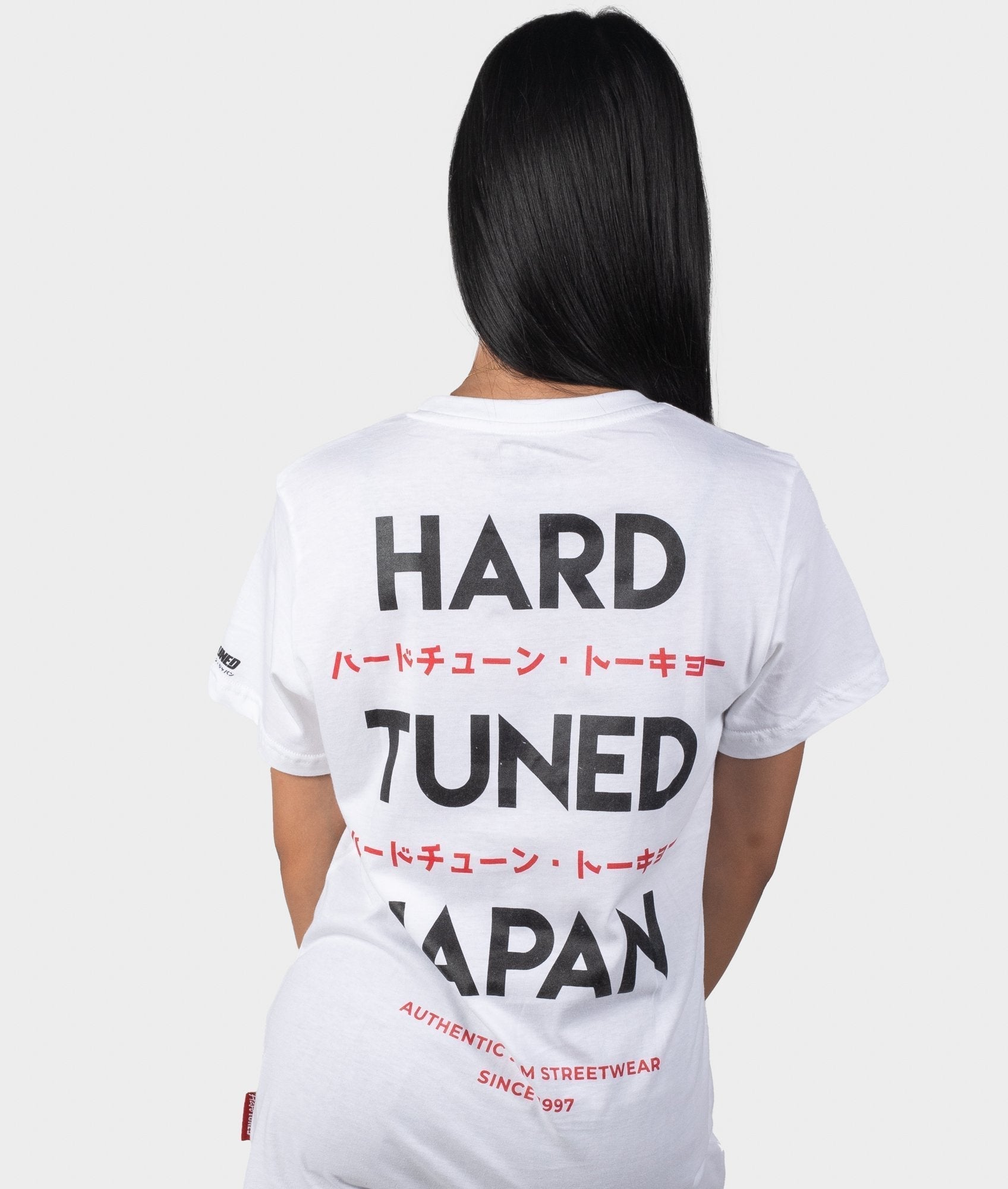 Womens HTxJPN Crossing Tee - White - Hardtuned