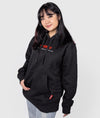 Women&#39;s Katakana Hoodie - Black - Hardtuned