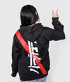 Women&#39;s Katakana Hoodie - Black - Hardtuned