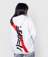 Women&#39;s Katakana Hoodie - White - Hardtuned