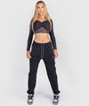 Women&#39;s Katakana P1 Fleece Track Pants - Black - Hardtuned