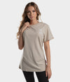 Womens Life on the Apex Tee - Tan - Hardtuned