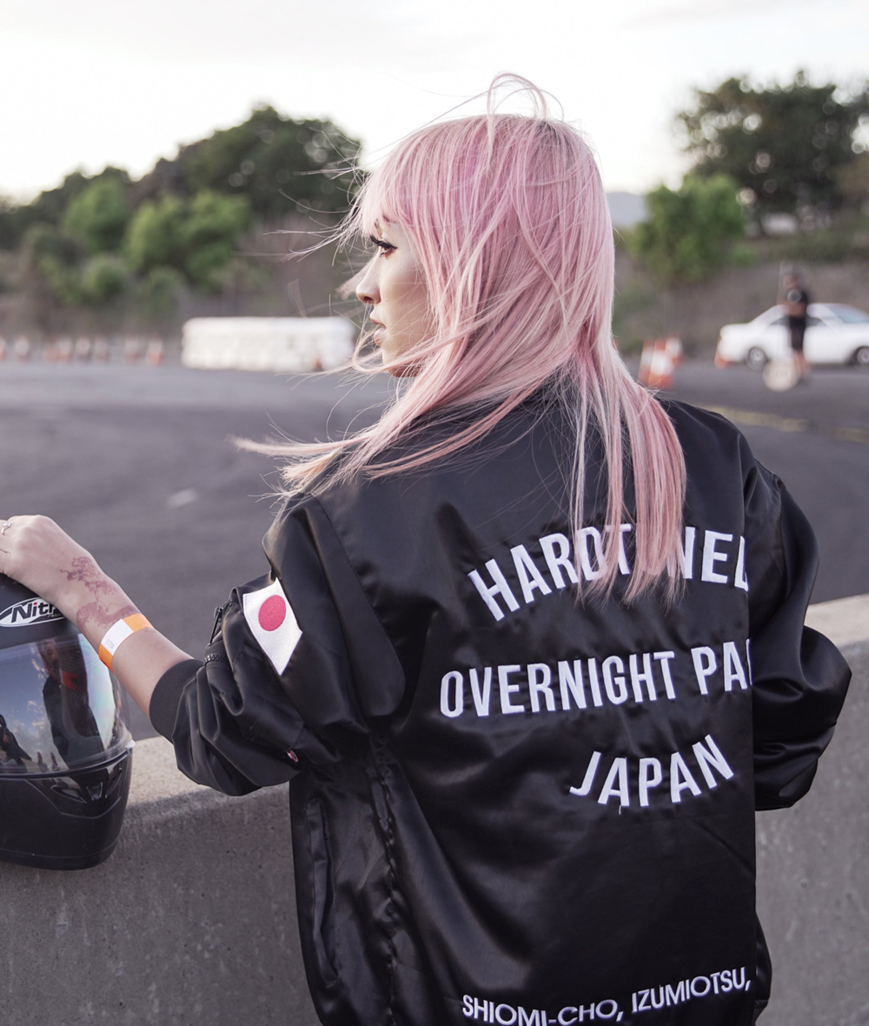 Womens Overnight Parts Bomber Jacket - Hardtuned