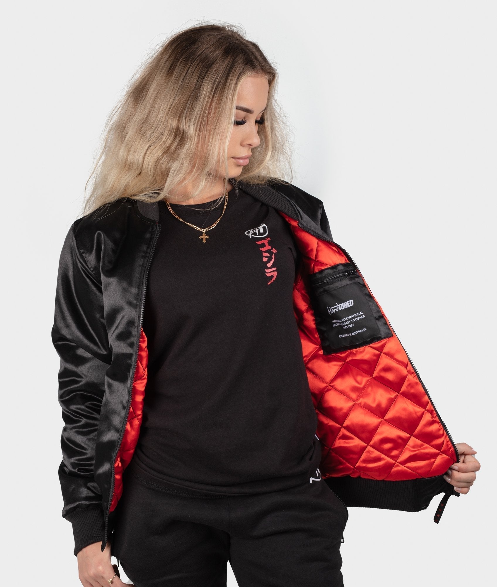 Womens Overnight Parts Bomber Jacket - Hardtuned