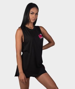 Womens Smoke Wheels Tank Top - Hardtuned