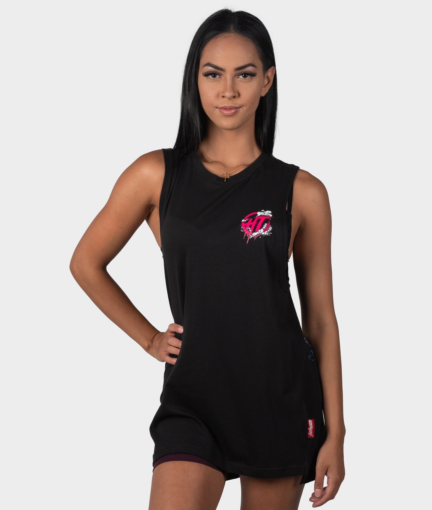 Womens Smoke Wheels Tank Top - Hardtuned