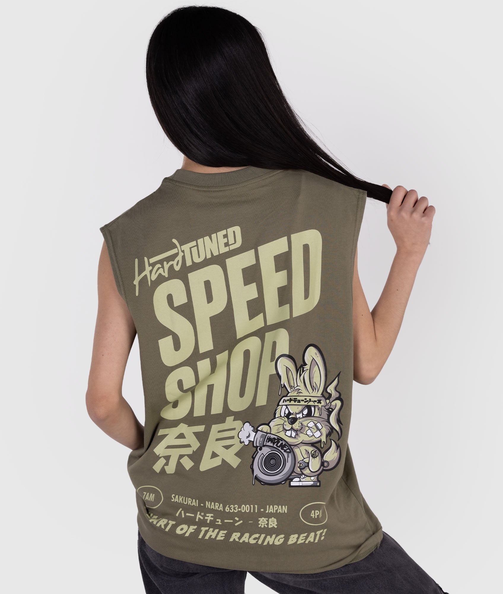 Womens Speed Shop Bunny Tank Top - Hardtuned