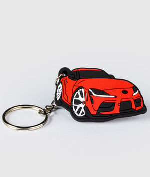 Toyota Supra MKV Soft Rubber Key Ring