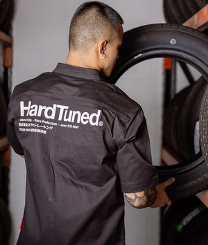 Hardtuned Short Sleeve Work Shirt - Black