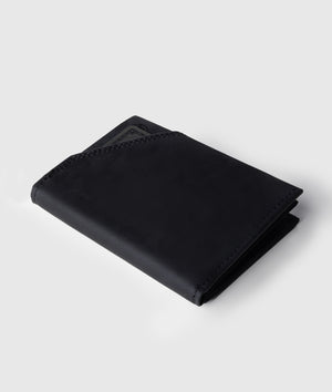 Higashi Black/Suede Vertical Wallet