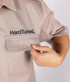 Hardtuned Short Sleeve Work Shirt - Tan - Hardtuned
