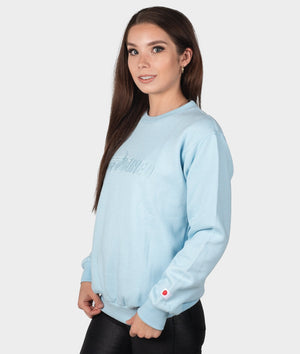 HT Embroidered Sweater - Baby Blue - Hardtuned
