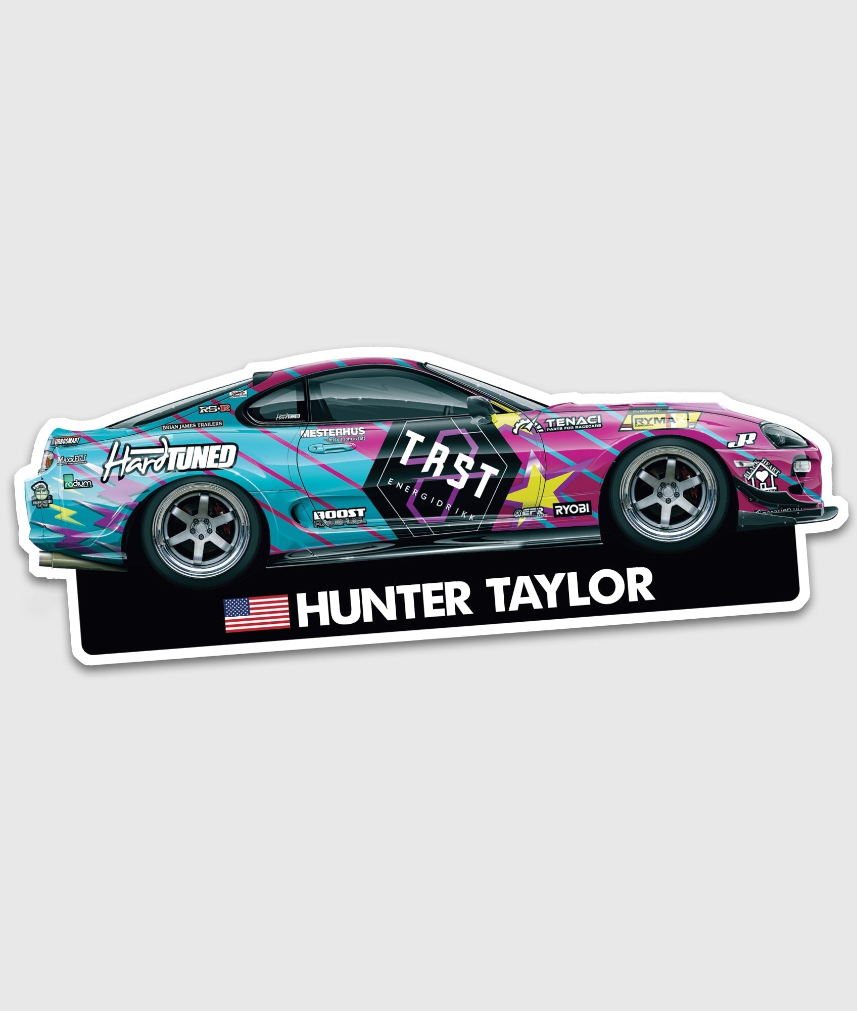 Hunter Taylor Supra Sticker - Hardtuned