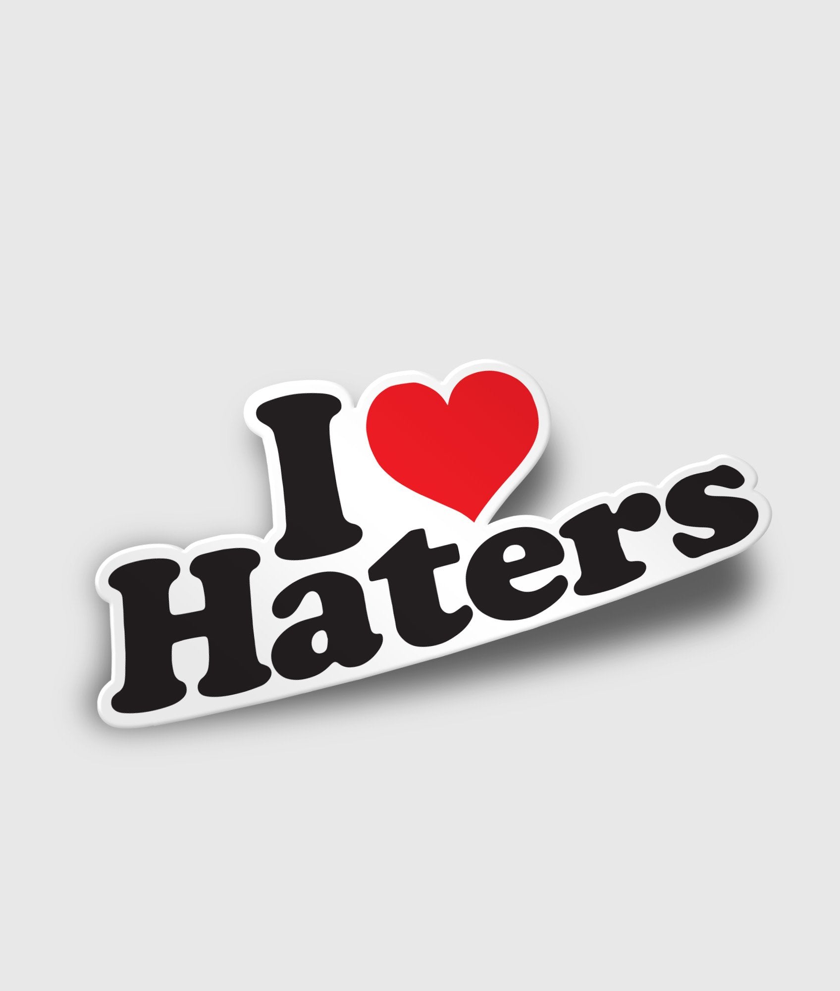 I ♥ Haters Sticker - Hardtuned