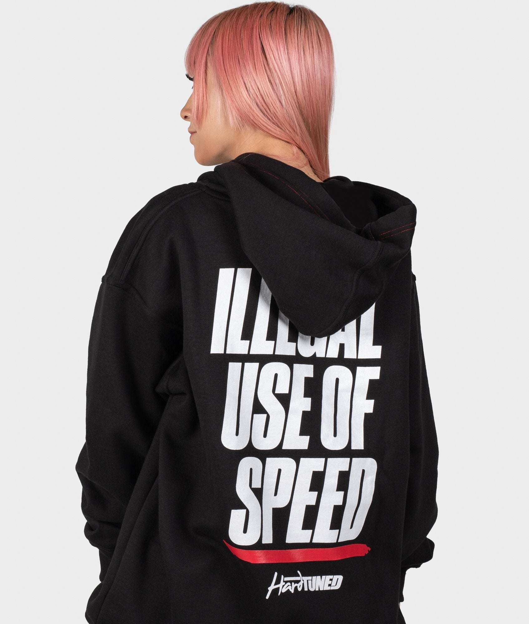 Illegal Use Of Speed Womens Hoodie - Hardtuned