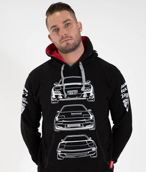 Mazda RX-7 Pullover Hoodie - Hardtuned