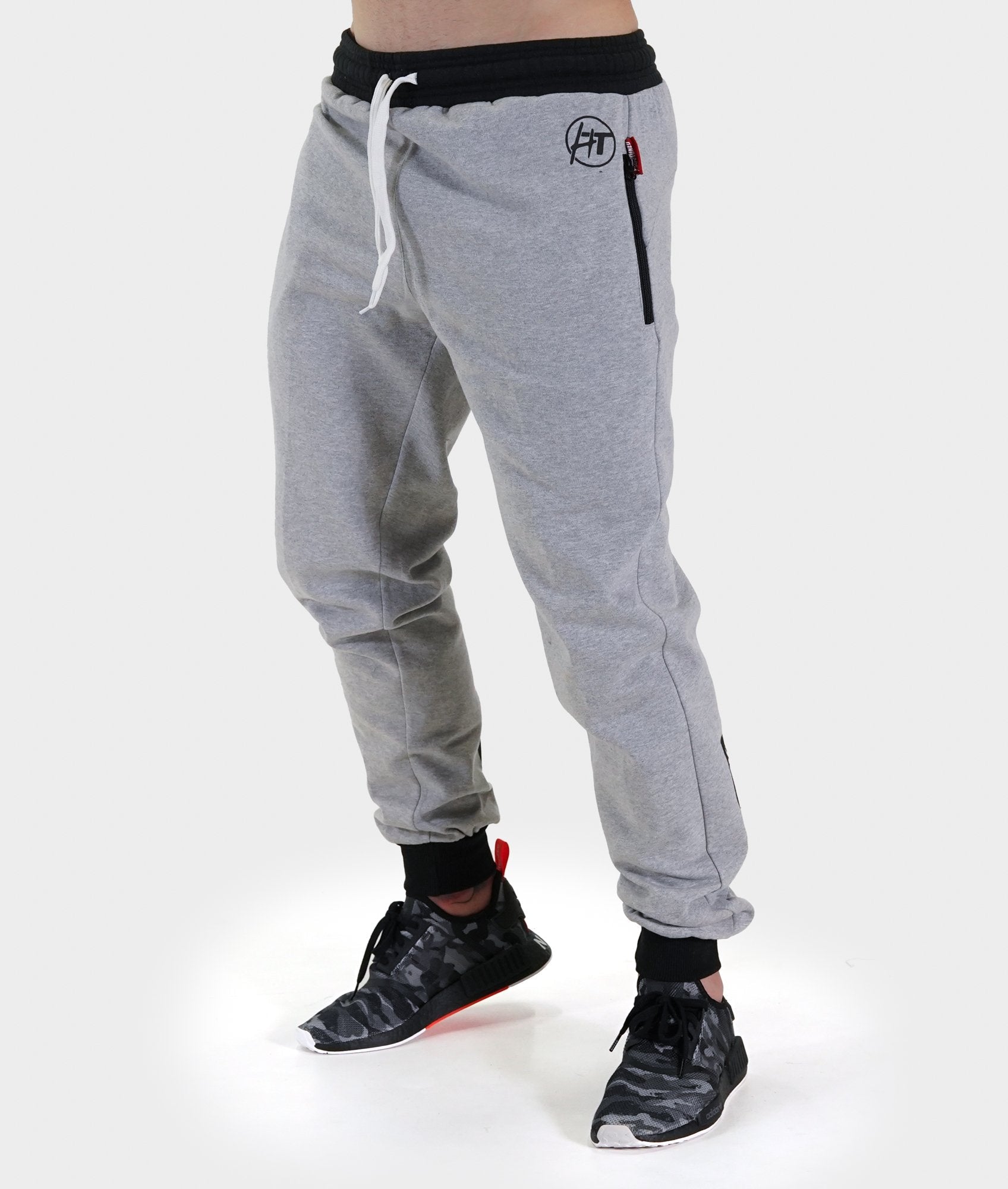 Mens Power Over Track Pants - Gray - Hardtuned