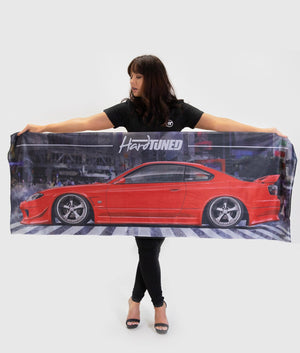 Nissan Silvia S15 Workshop Flag - Hardtuned