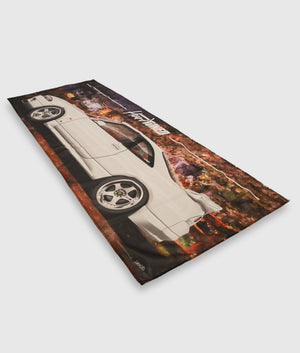 Nissan Skyline R33 GTR Workshop Flag - Hardtuned