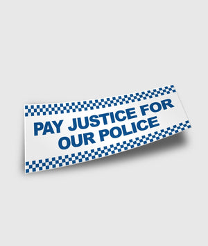 Pay Justice - Police Sticker - Hardtuned