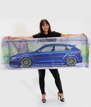 JDM Subaru WRX Hatch Workshop Flag - Hardtuned